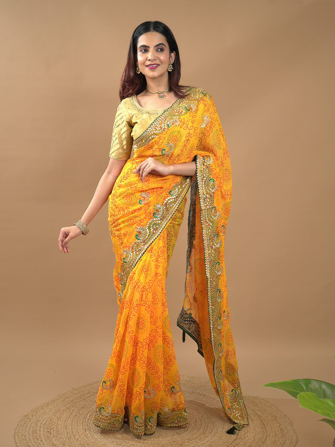 Bandhini Georgette Saree