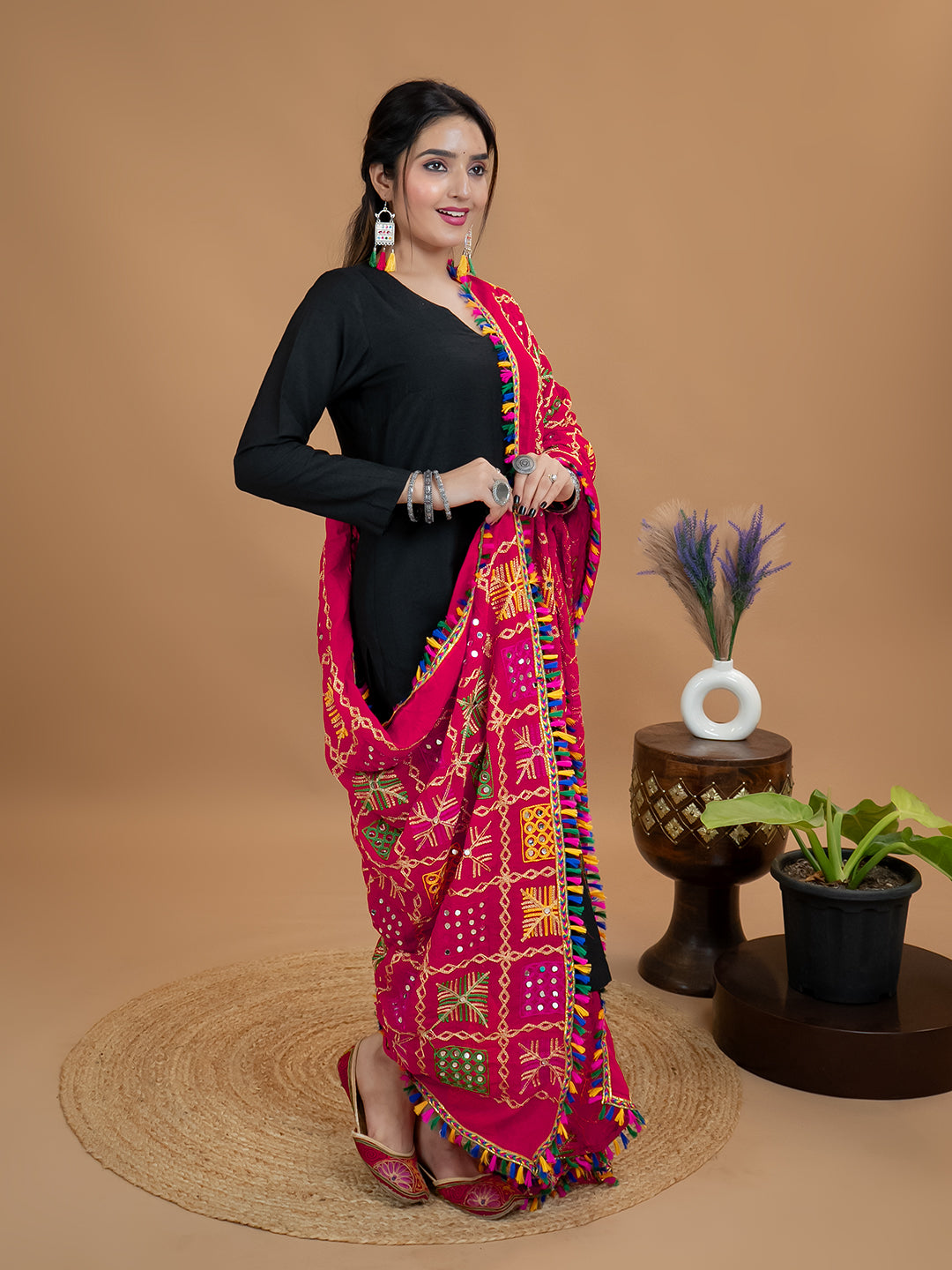 Phulkari Cotton Dupatta