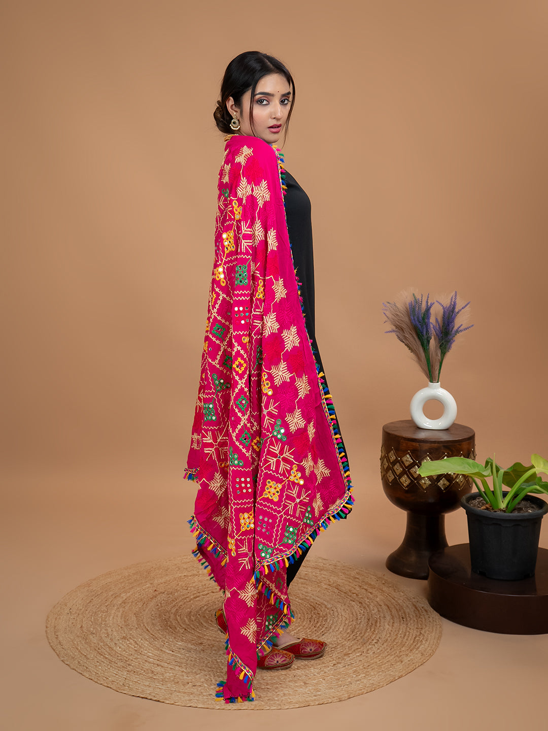 Phulkari Cotton Dupatta