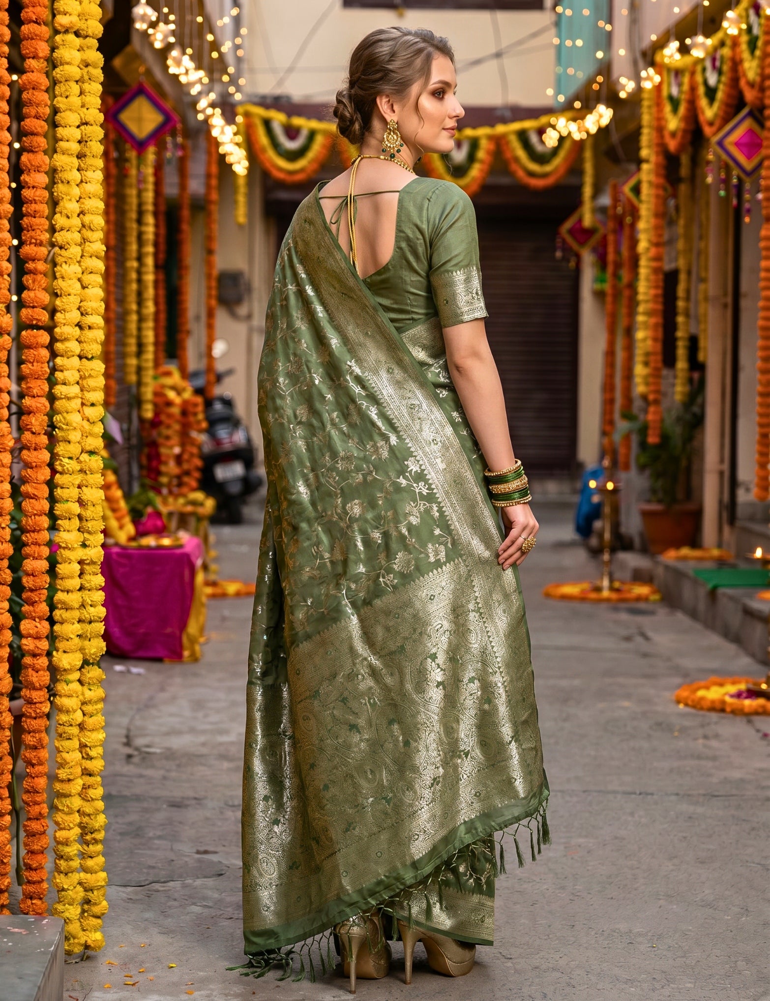 Banarasi Viscose Silk Saree