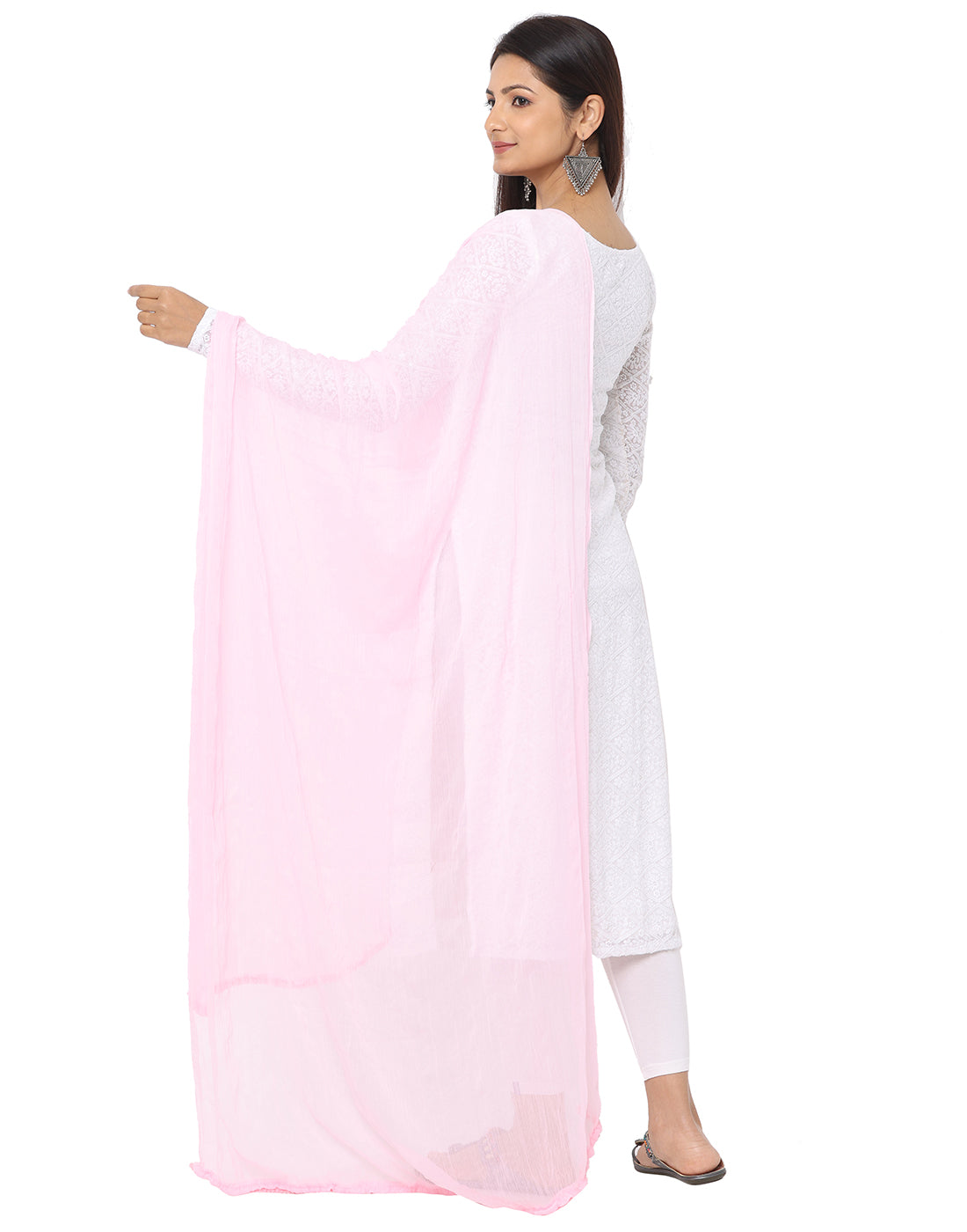 Solid Chiffon Dupatta