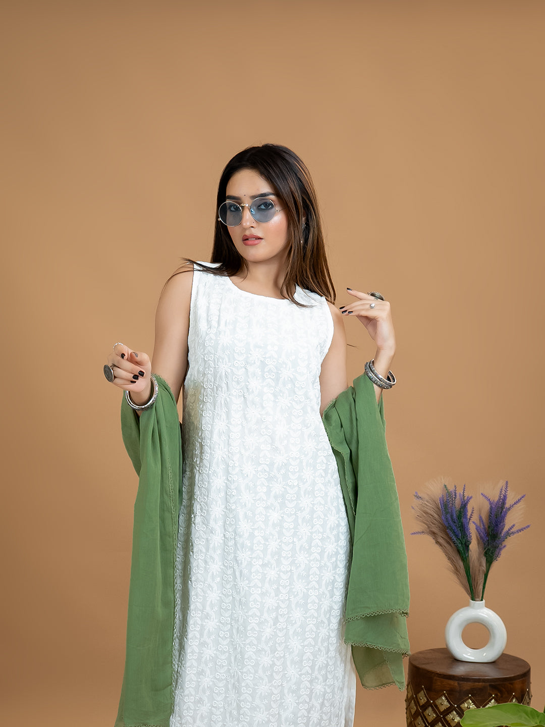 Solid Cotton Dupatta