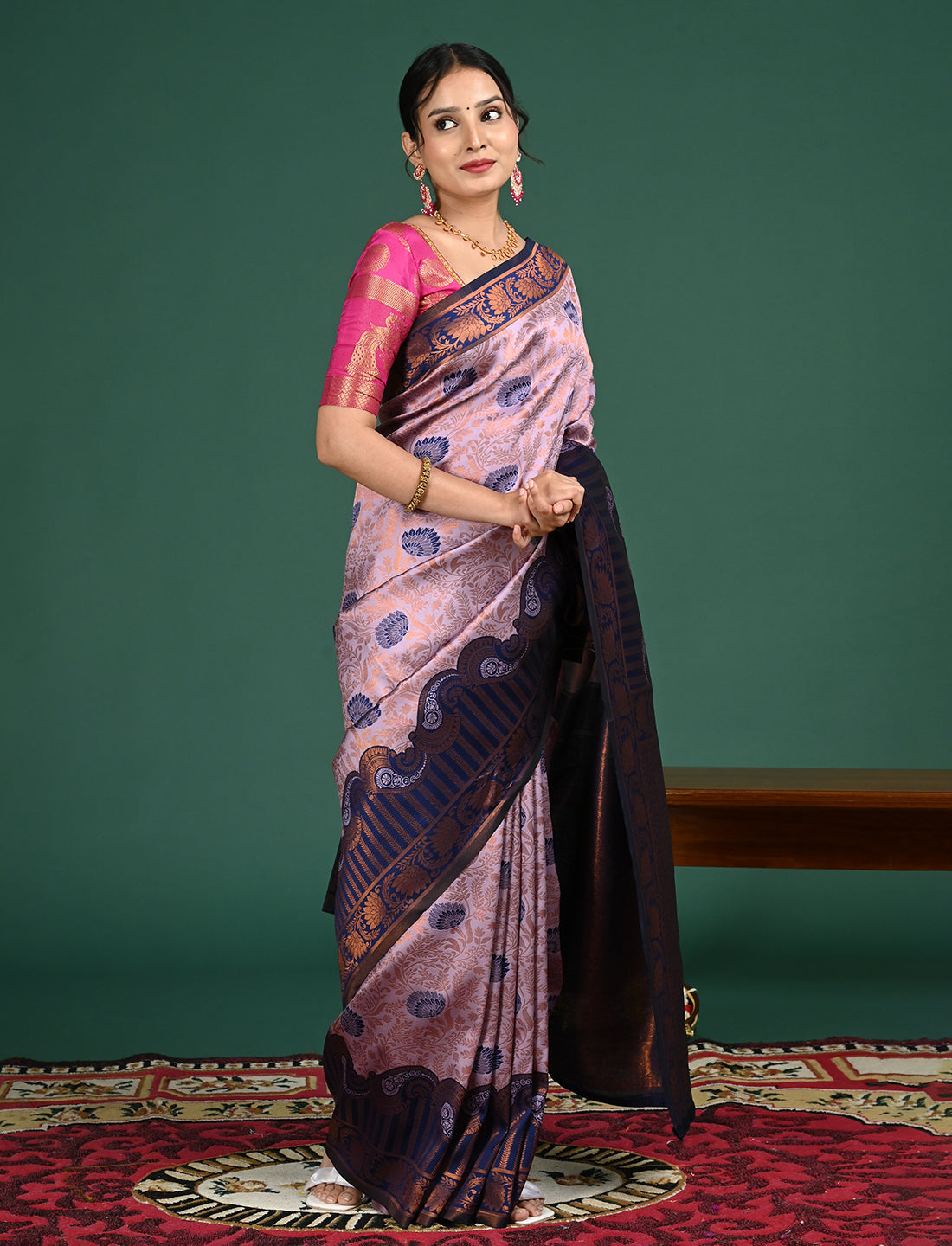 South Art Silk Geometric Saree
