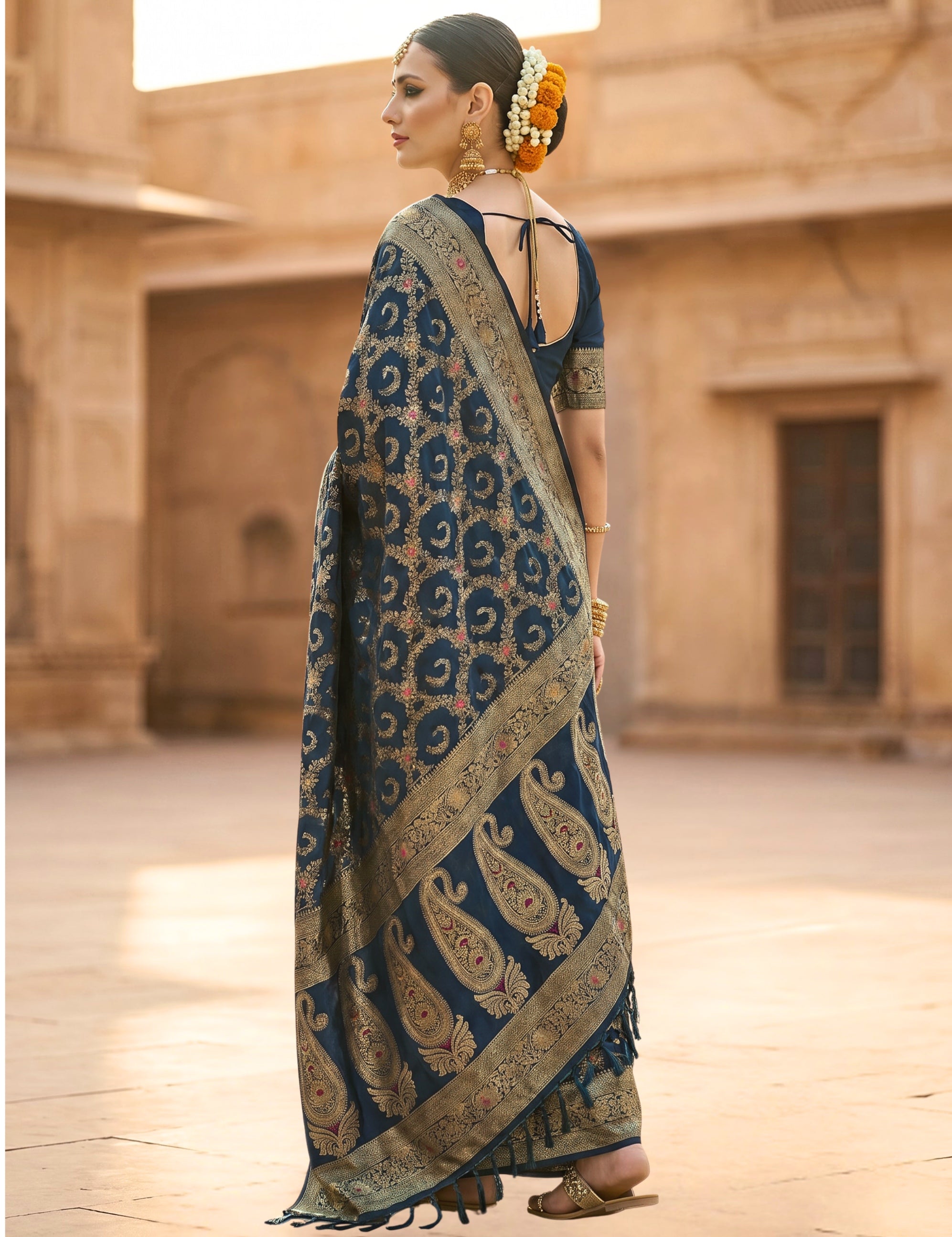 Banarasi Viscose Silk Saree