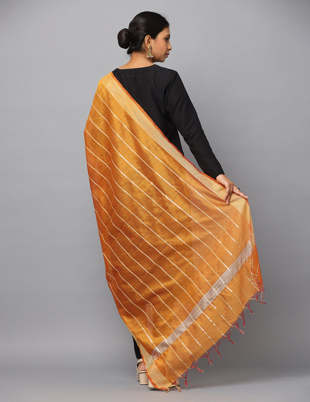 Chanderi Zari weave Dupatta