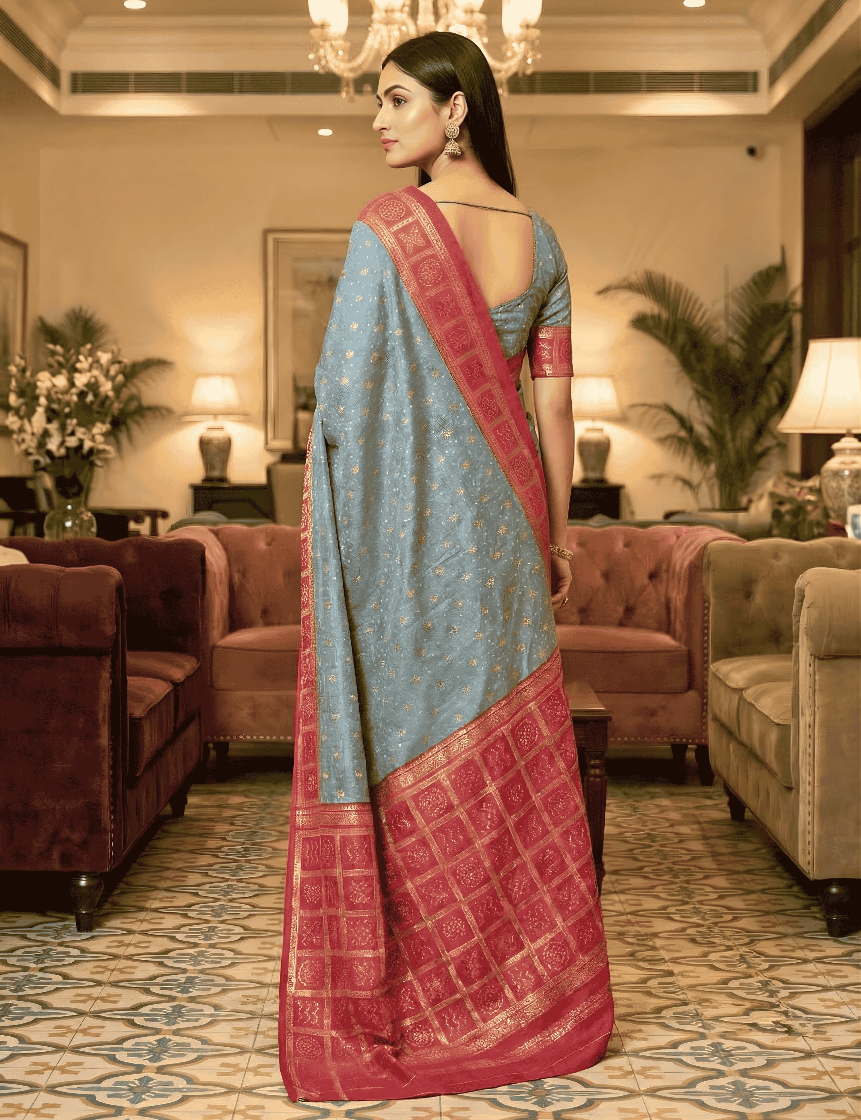 Bandhini Georgette Saree