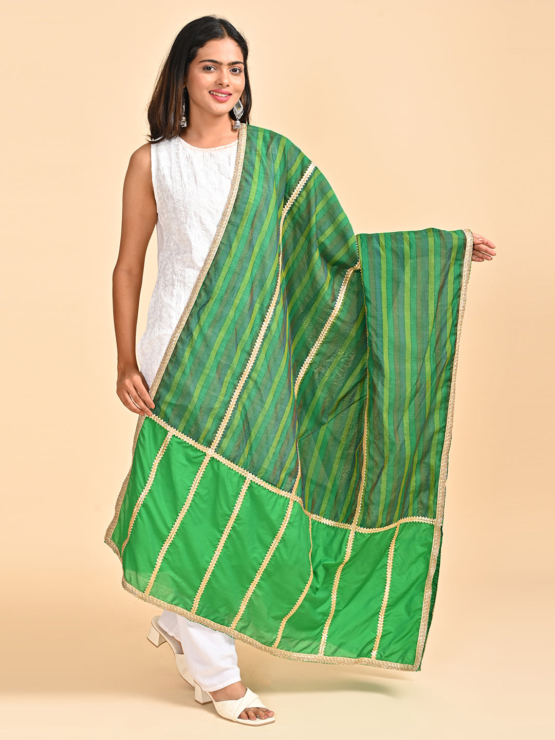 Gota Patti Art Silk Dupatta
