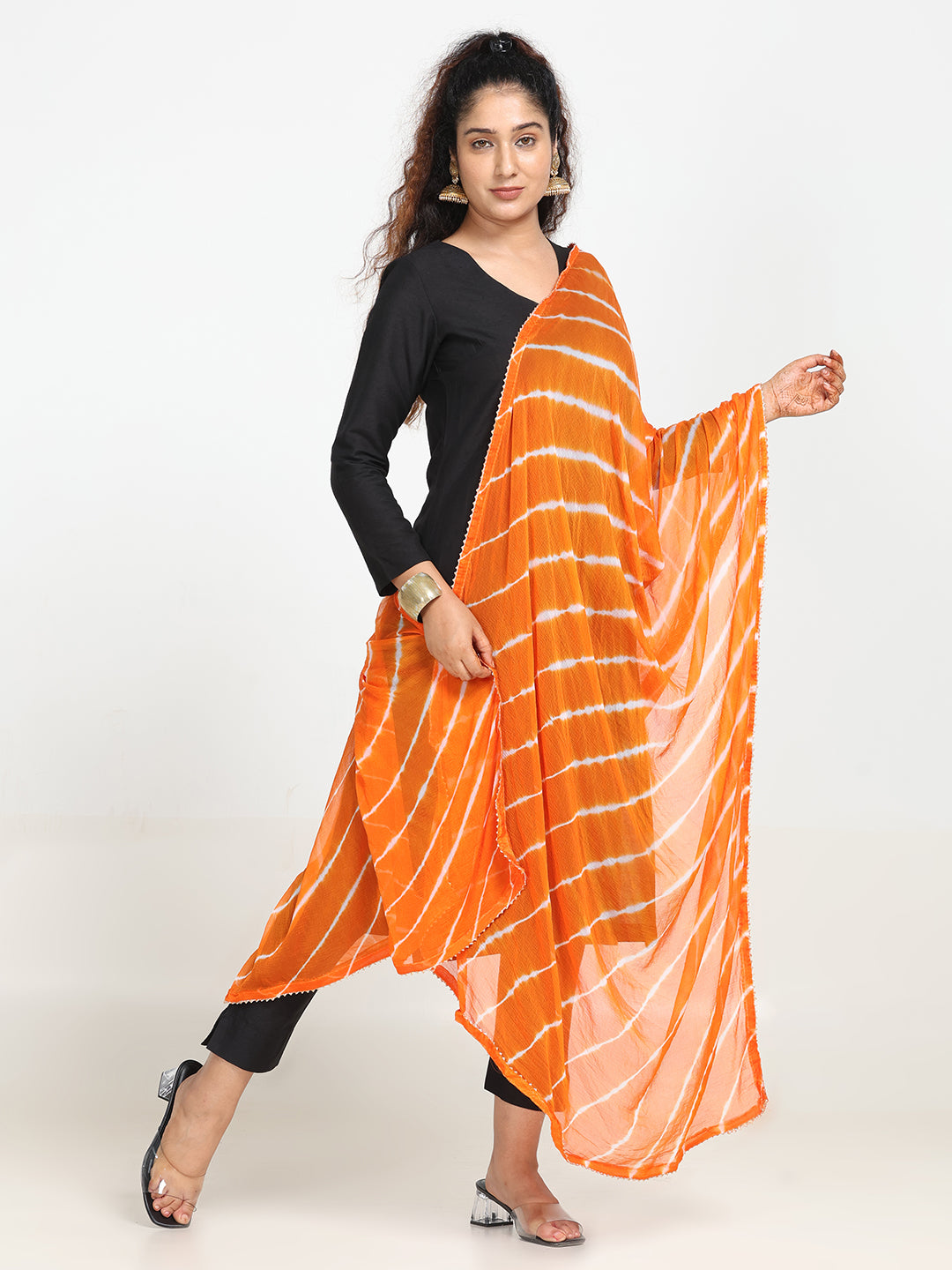 Chiffon Stripe Dupatta