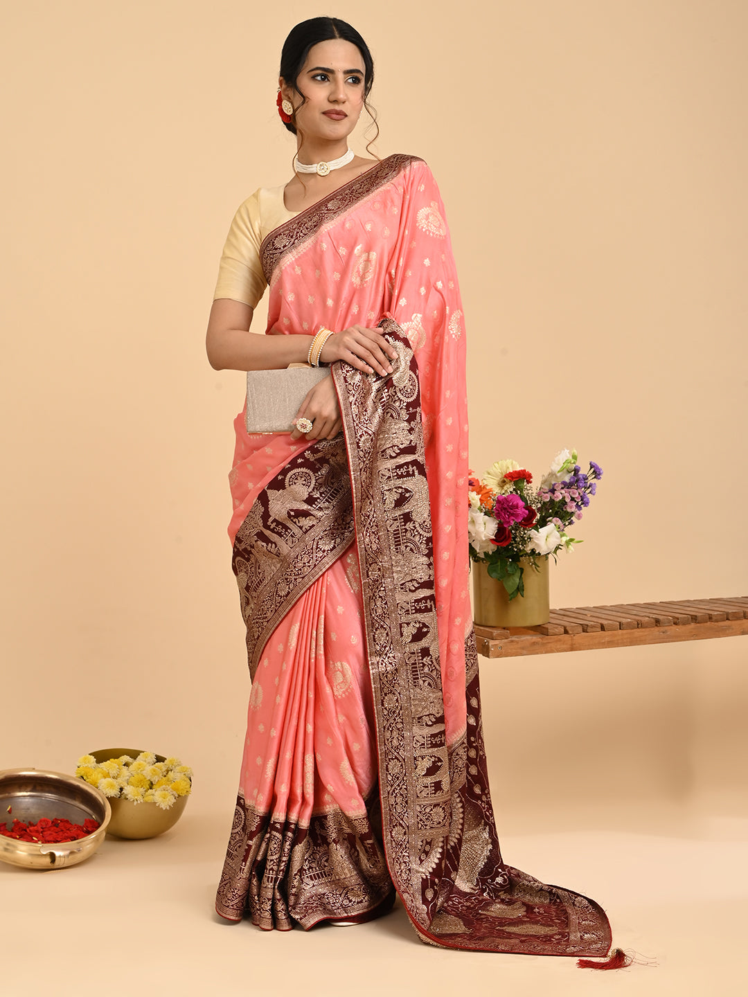 Banarasi Viscose Silk Saree