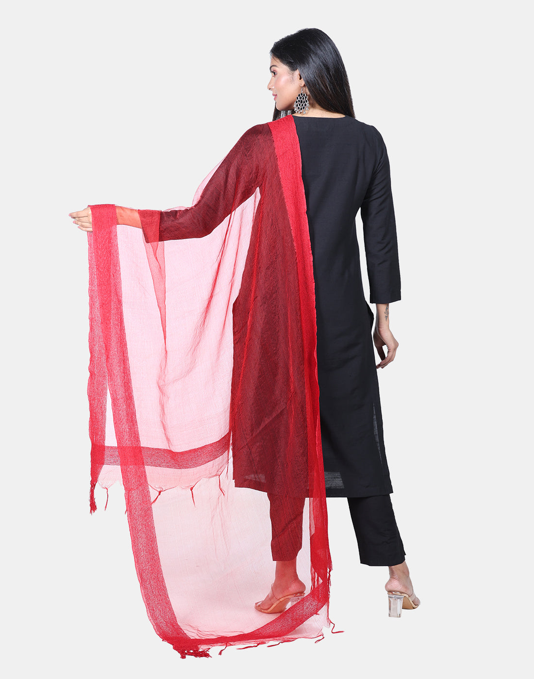 Solid Bhagalpuri Silk Dupatta