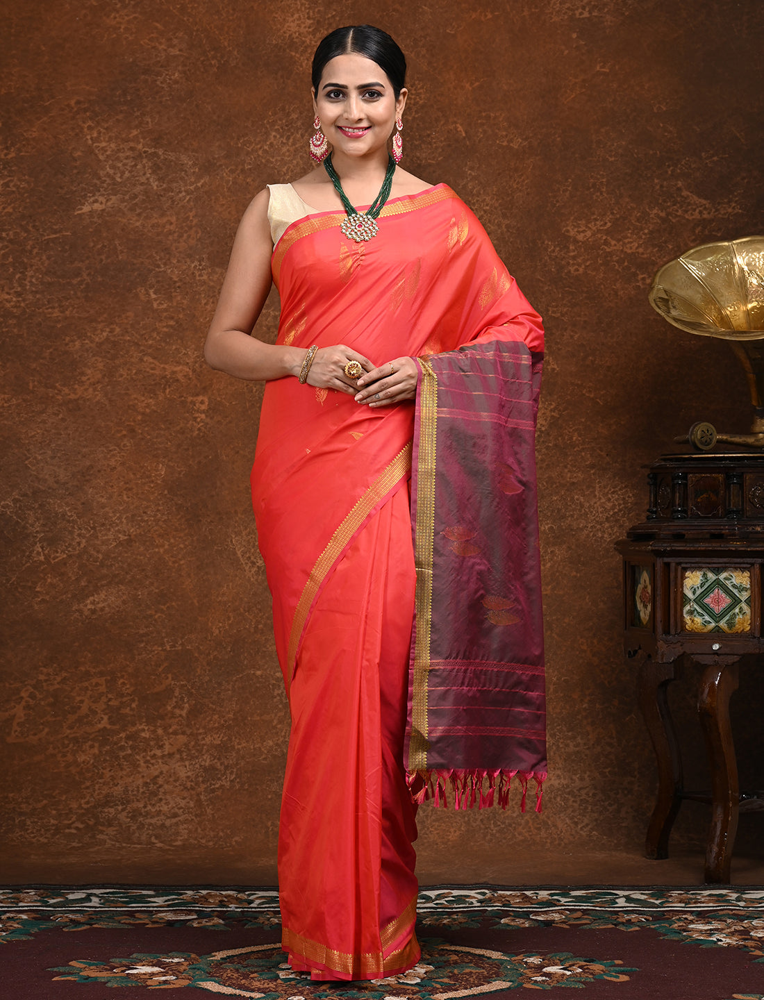 Arni Silk Zari weave Saree