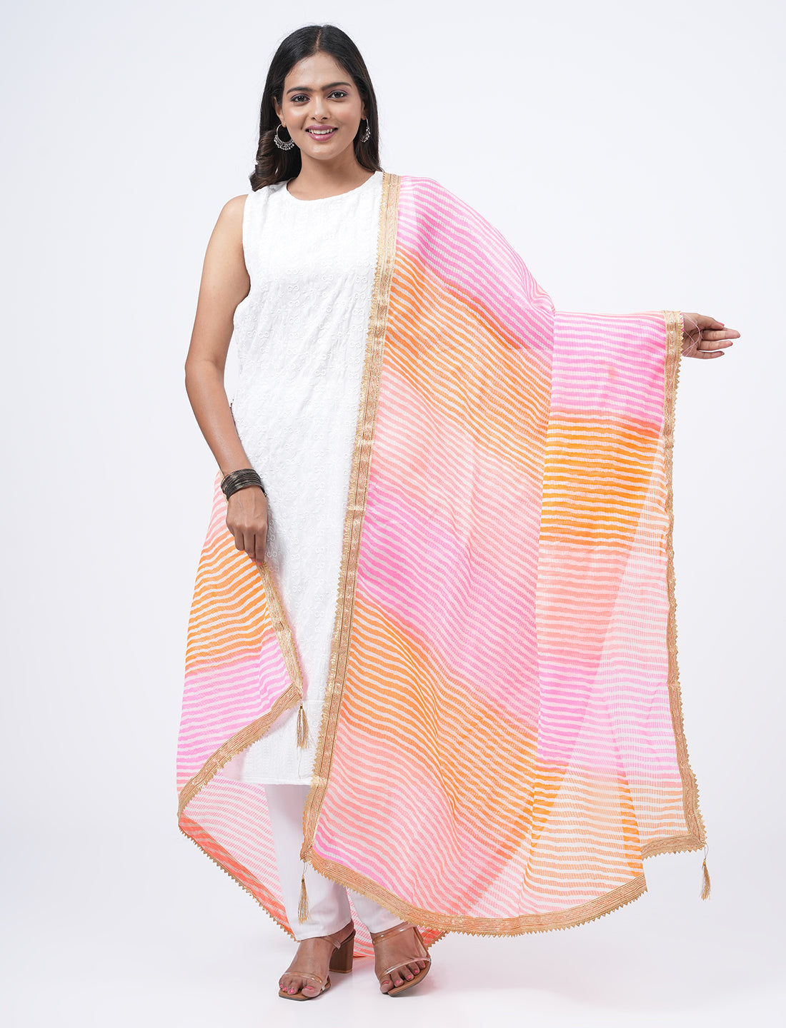 Kota Semi Cotton Colorblock Dupatta