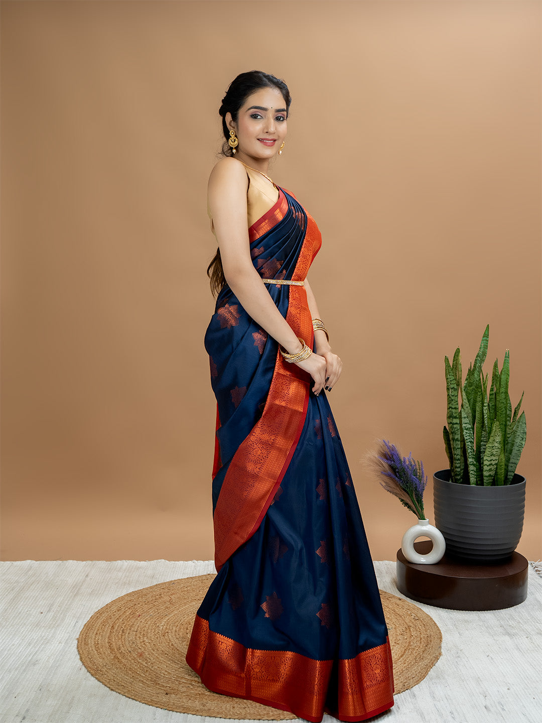 South Silk Brocade Saree