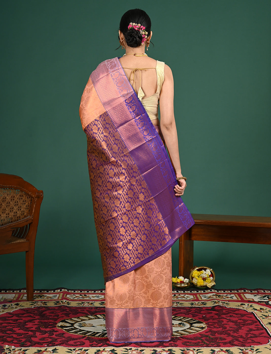 South Art Silk Geometric Saree