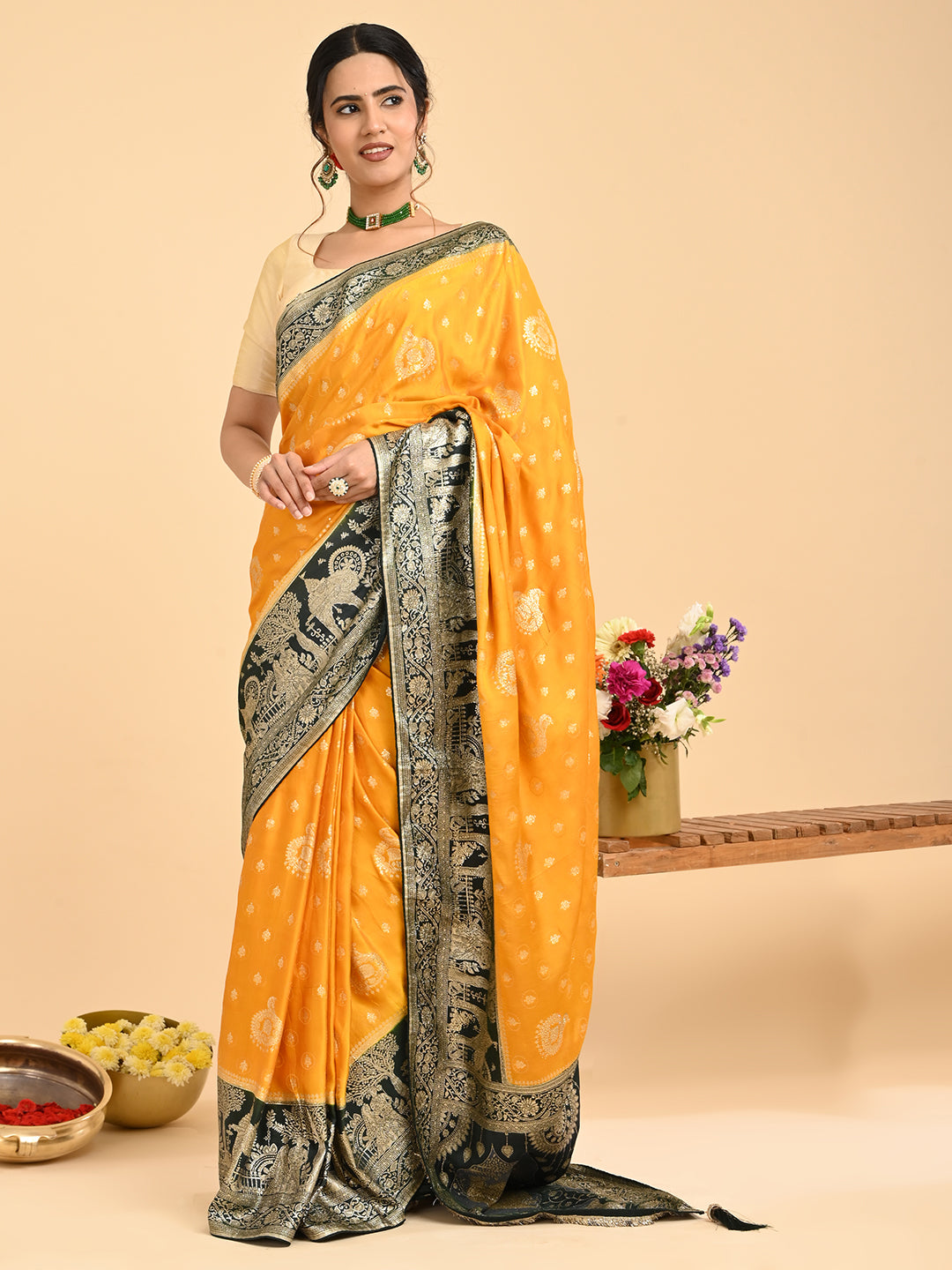 Banarasi Viscose Silk Saree