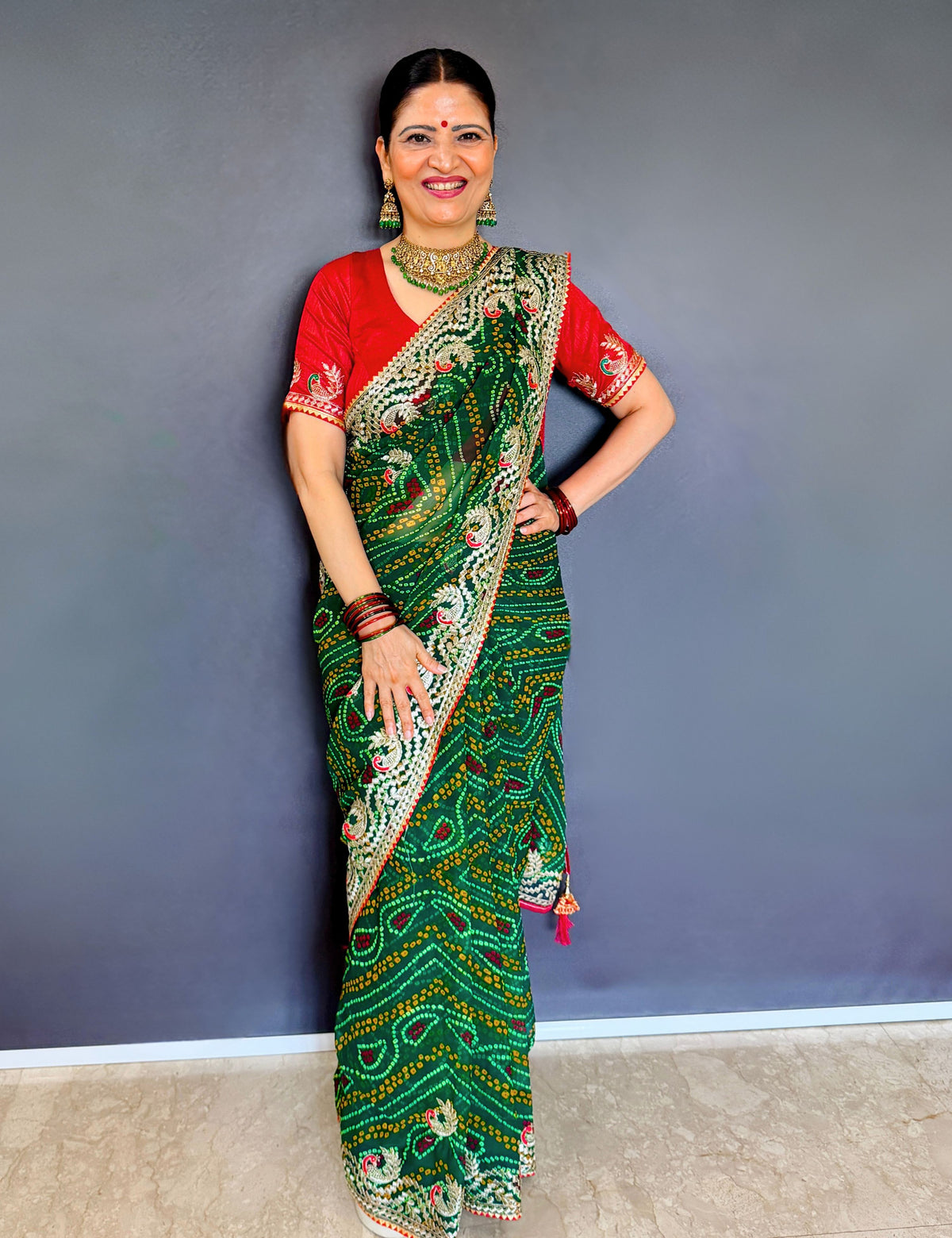 Bandhini Georgette Saree