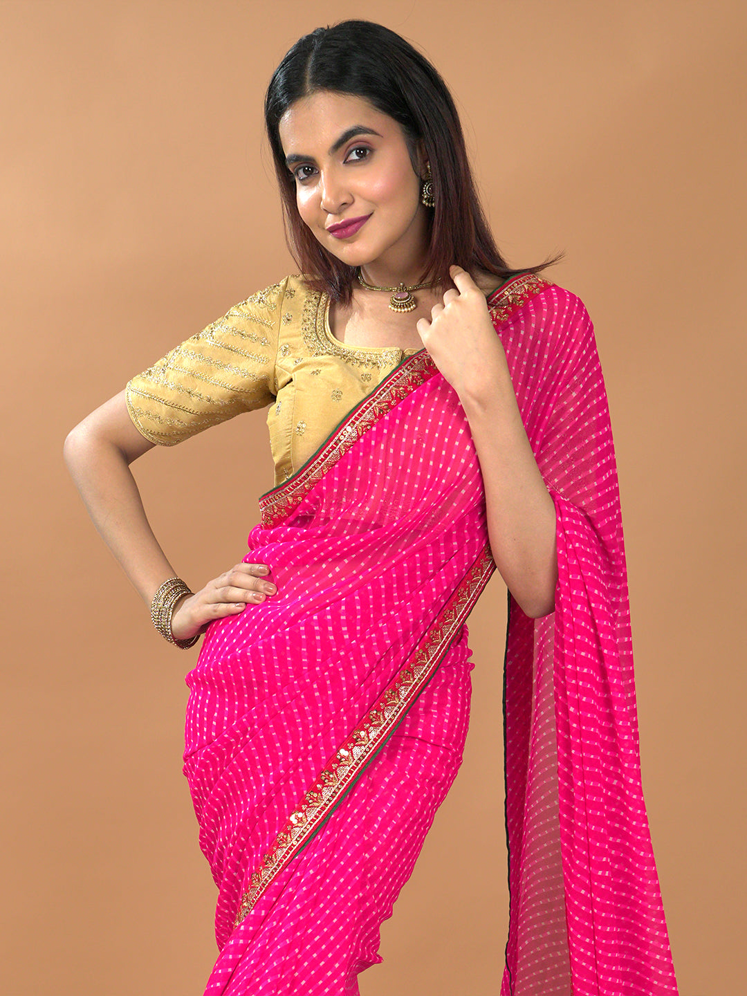 Bandhini Georgette Saree