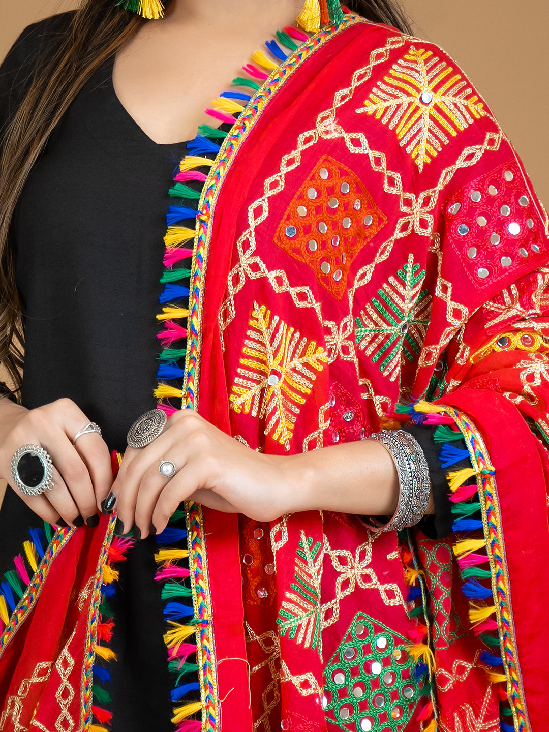 Phulkari Cotton Dupatta