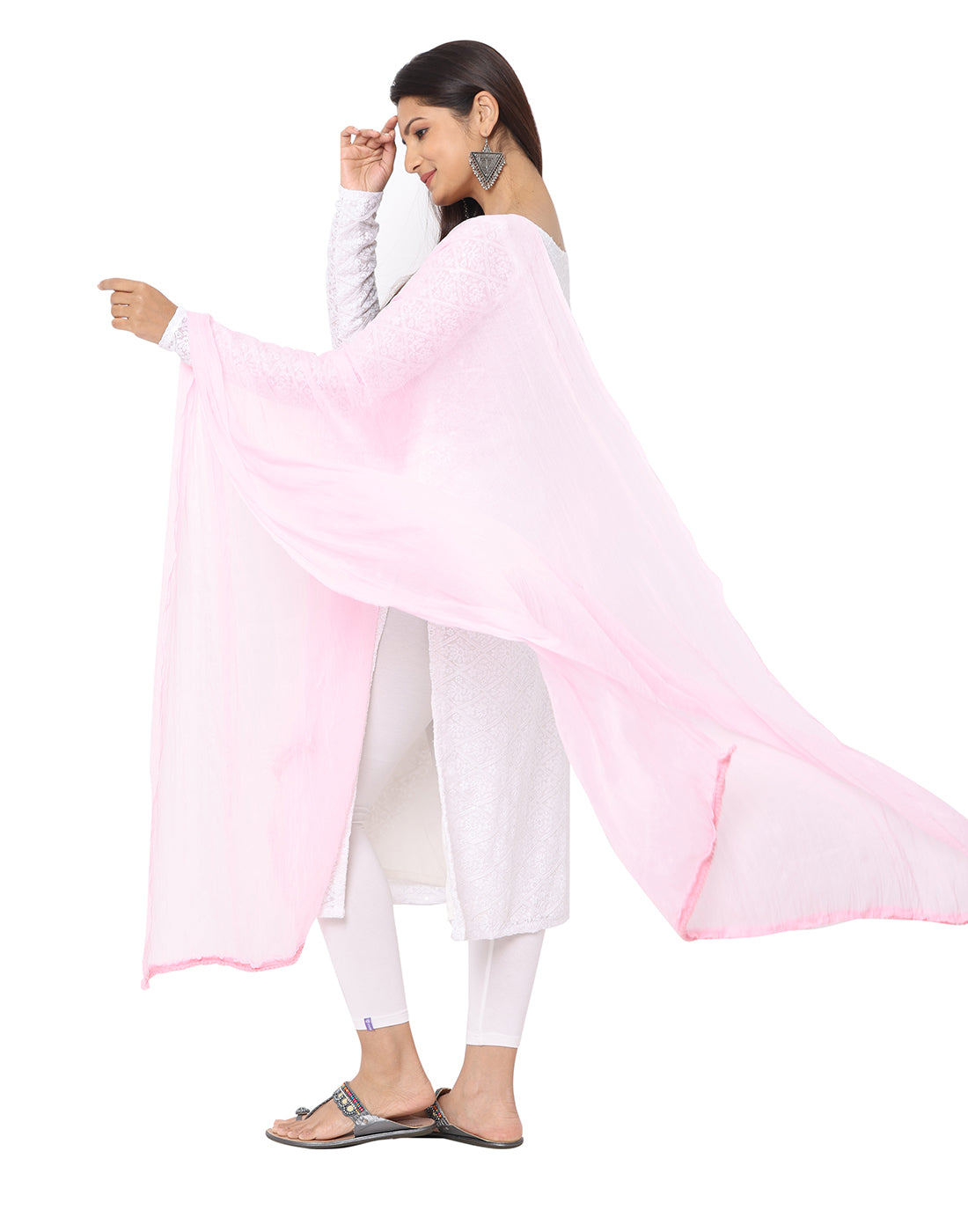 Solid Chiffon Dupatta