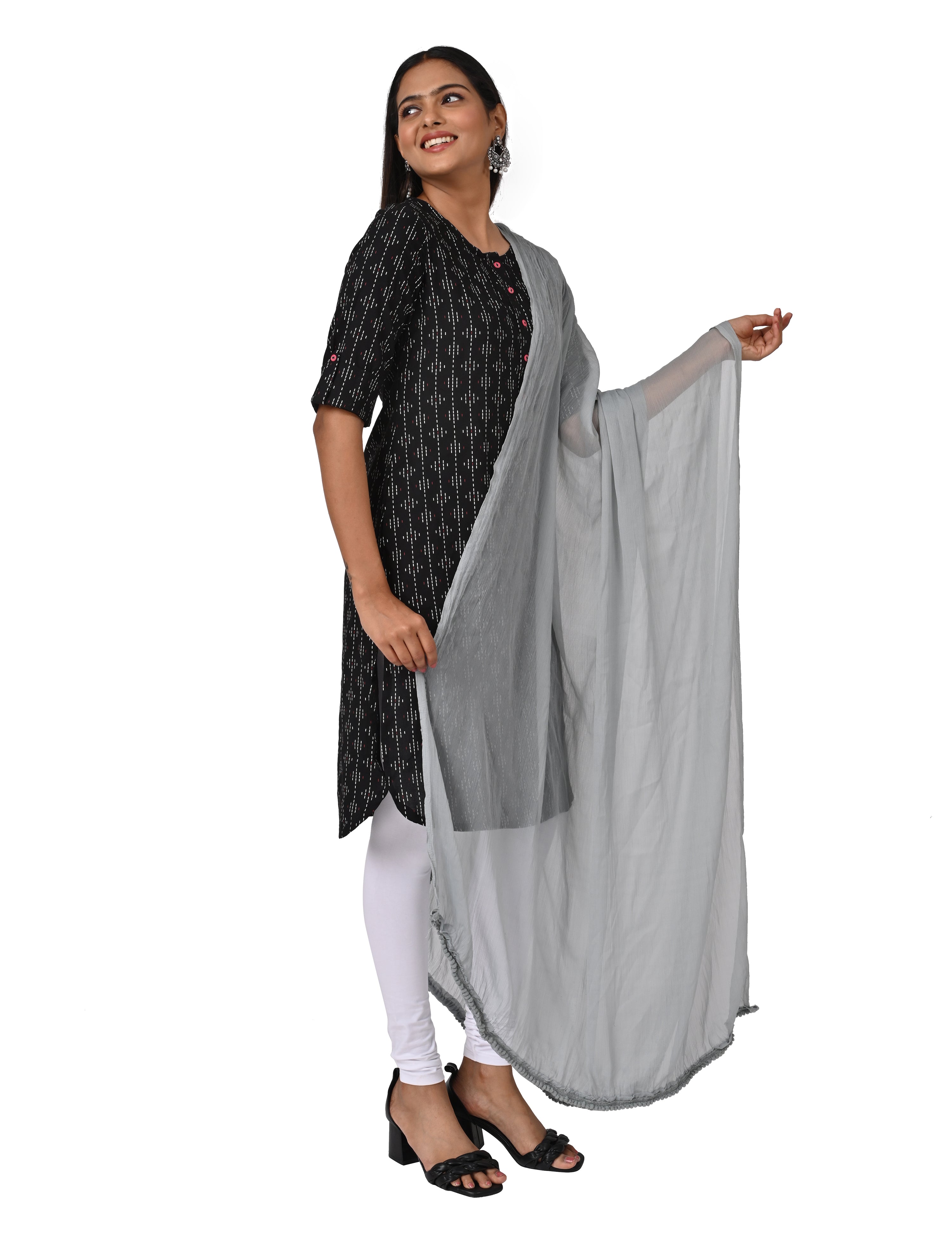 Chiffon Solid Dupatta