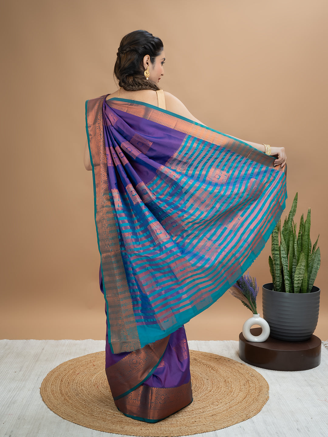 South Silk Brocade Saree