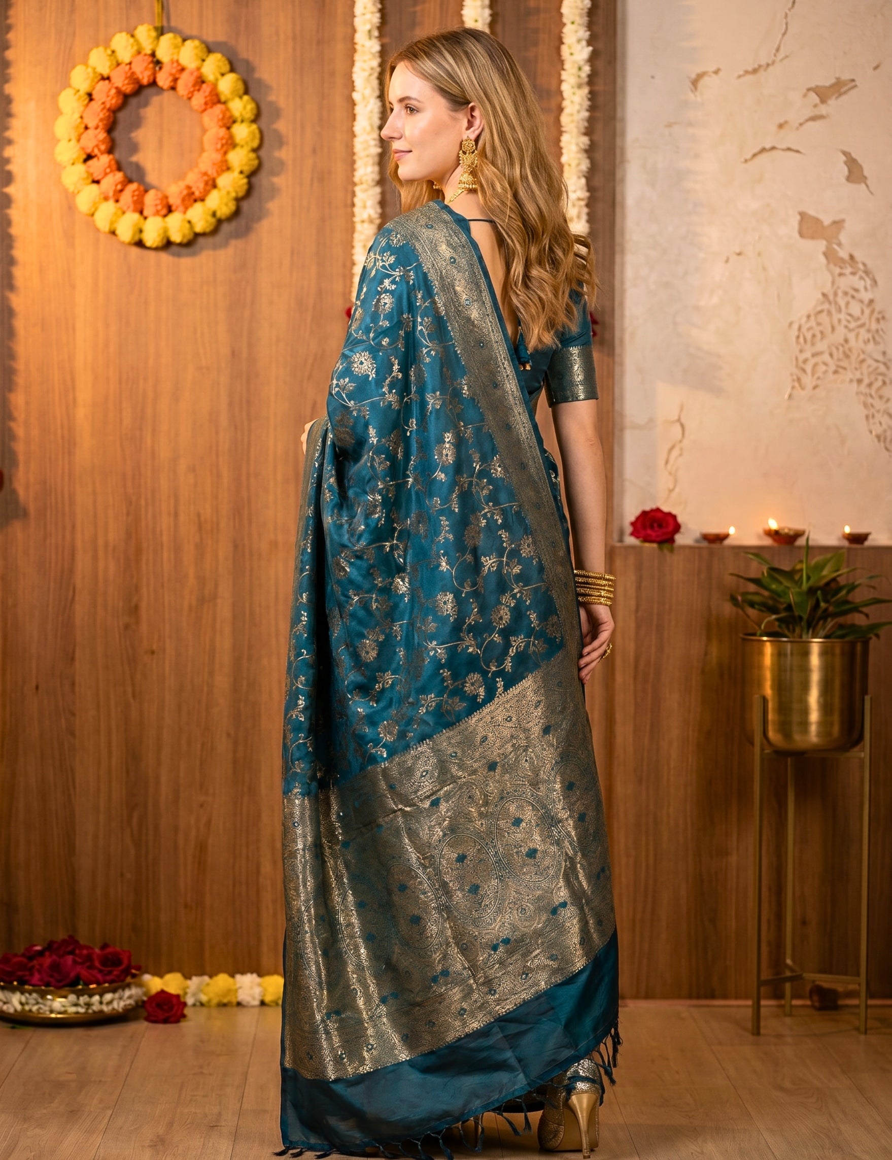 Banarasi Viscose Silk Saree