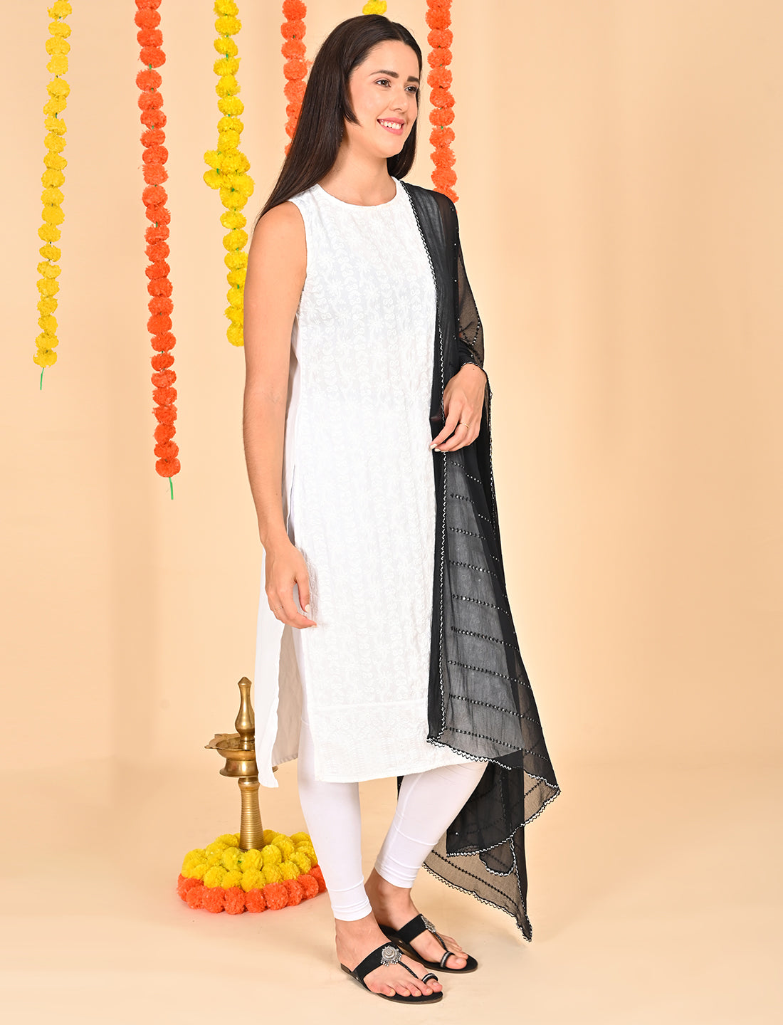 Chiffon Stripe Dupatta