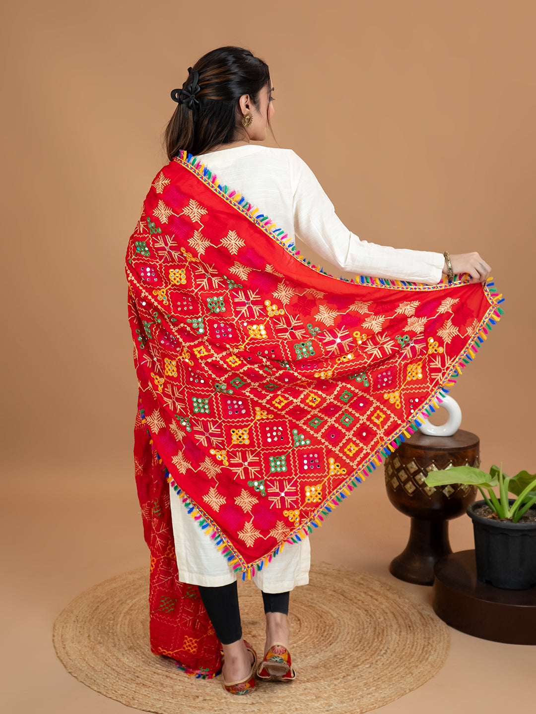 Phulkari Cotton Dupatta