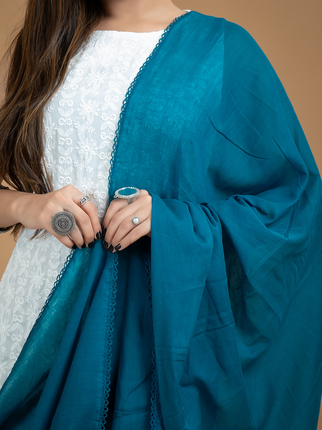Solid Cotton Dupatta