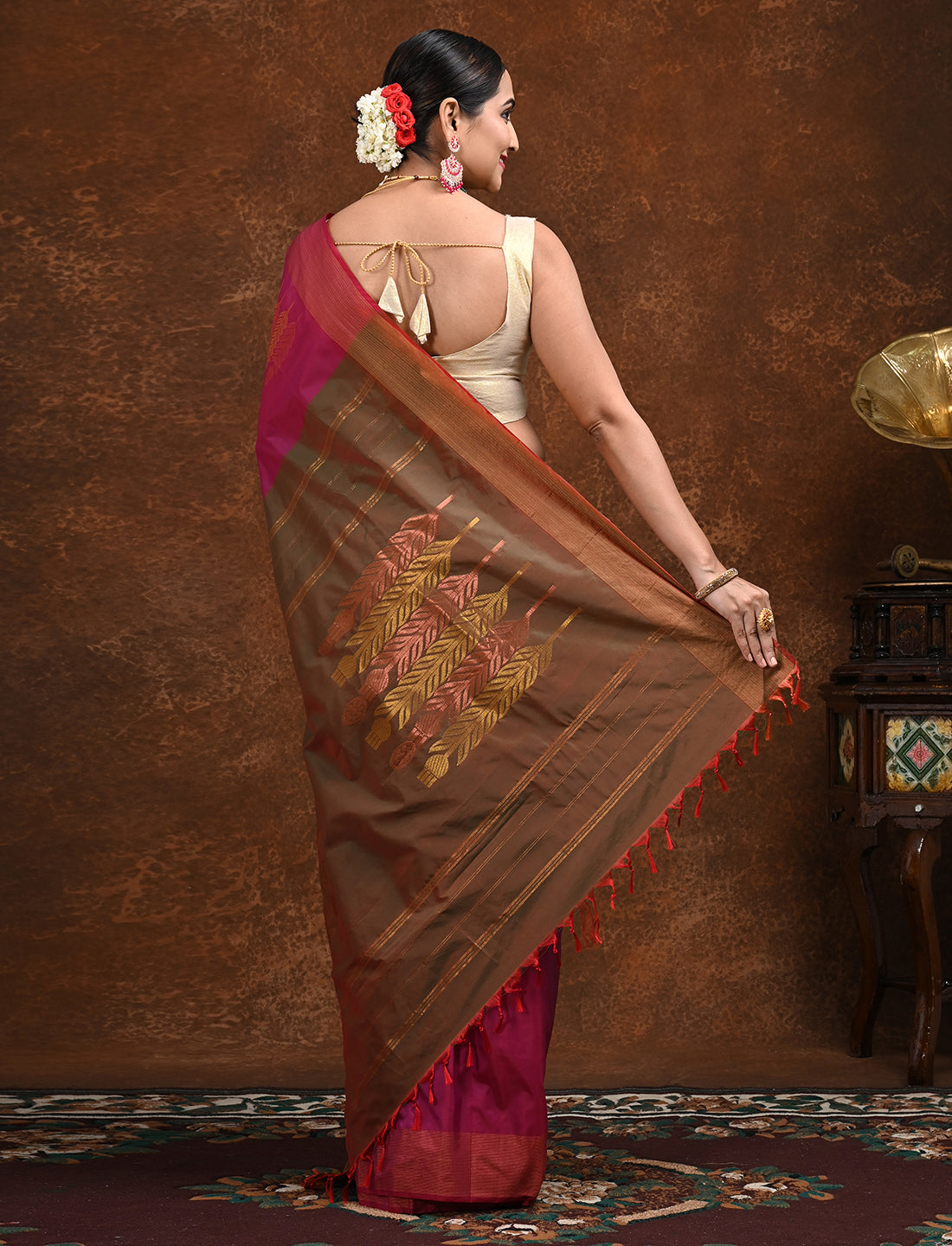 Arni Silk Zari weave Saree