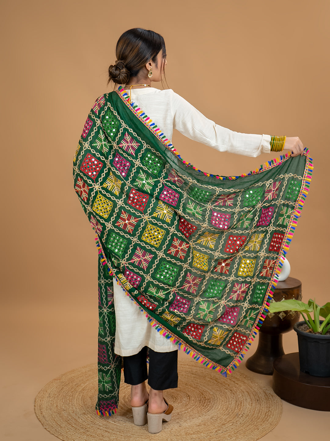 Phulkari Cotton Dupatta