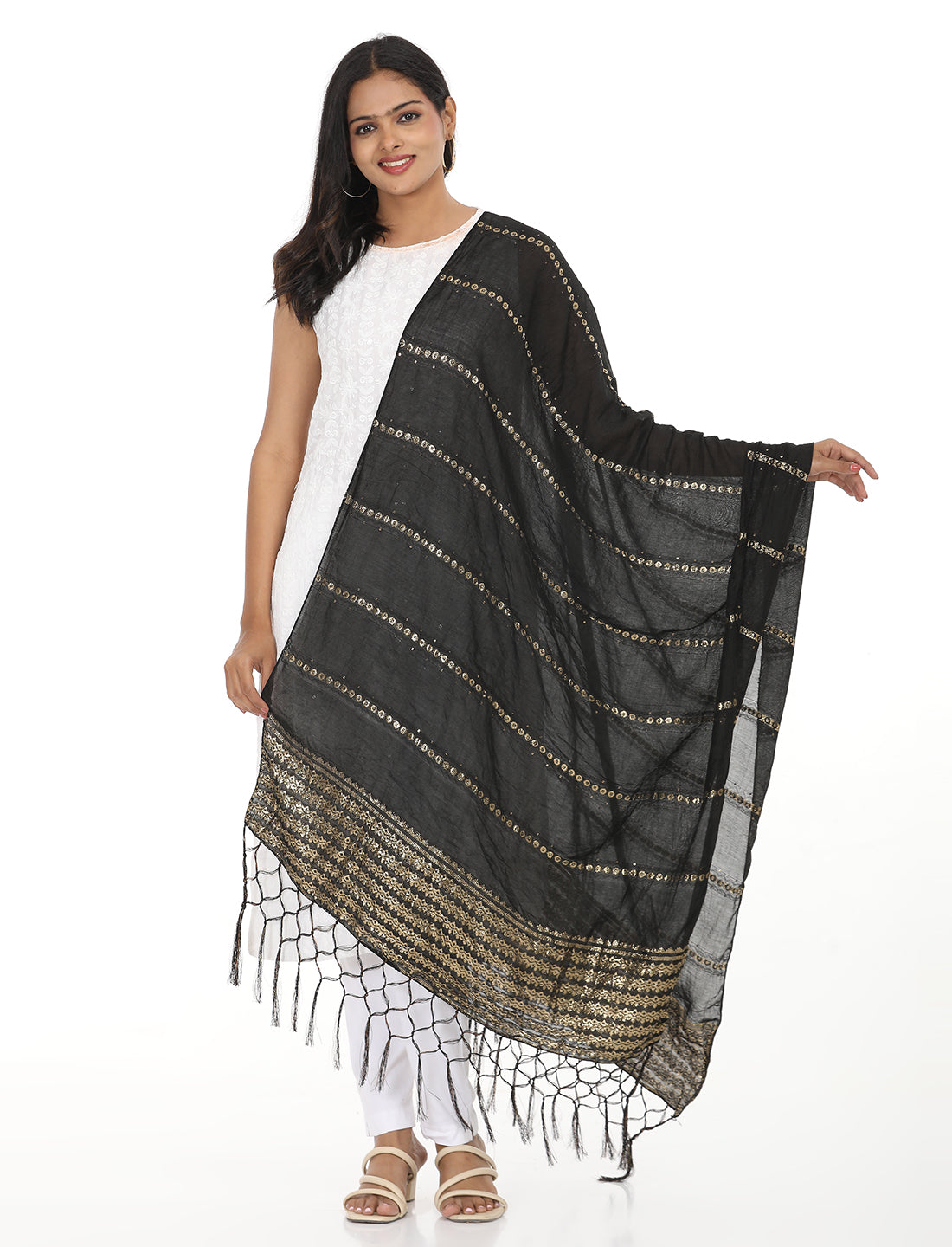 Festive Stripe Dupatta
