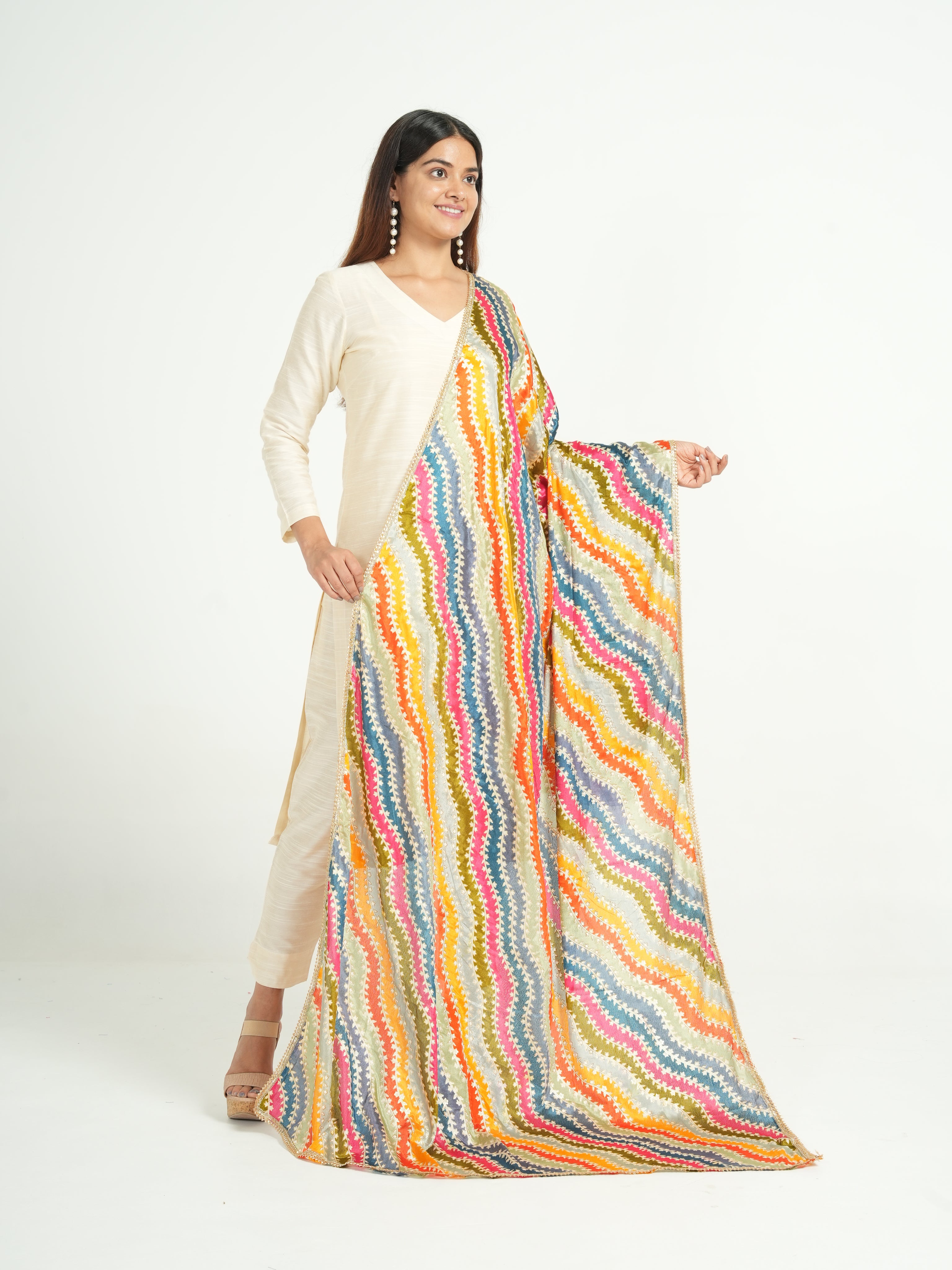 Art Silk Bandhini Dupatta