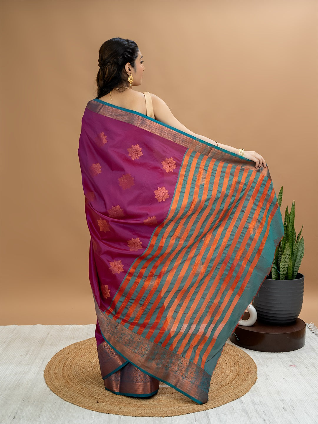 South Silk Brocade Saree