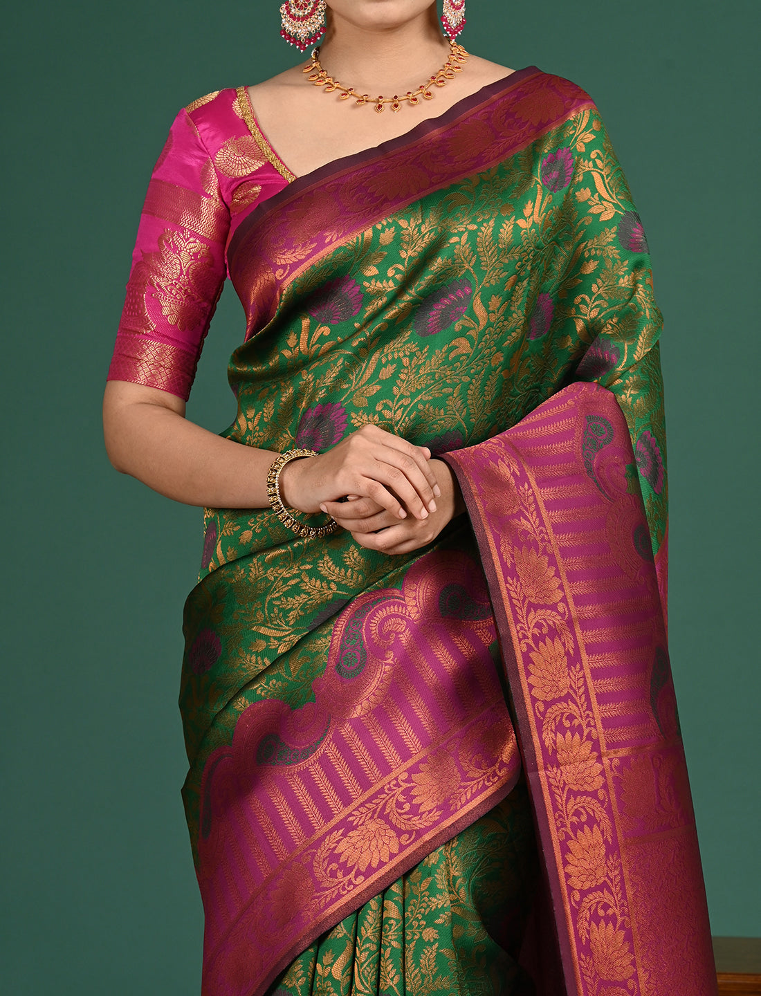 South Art Silk Geometric Saree
