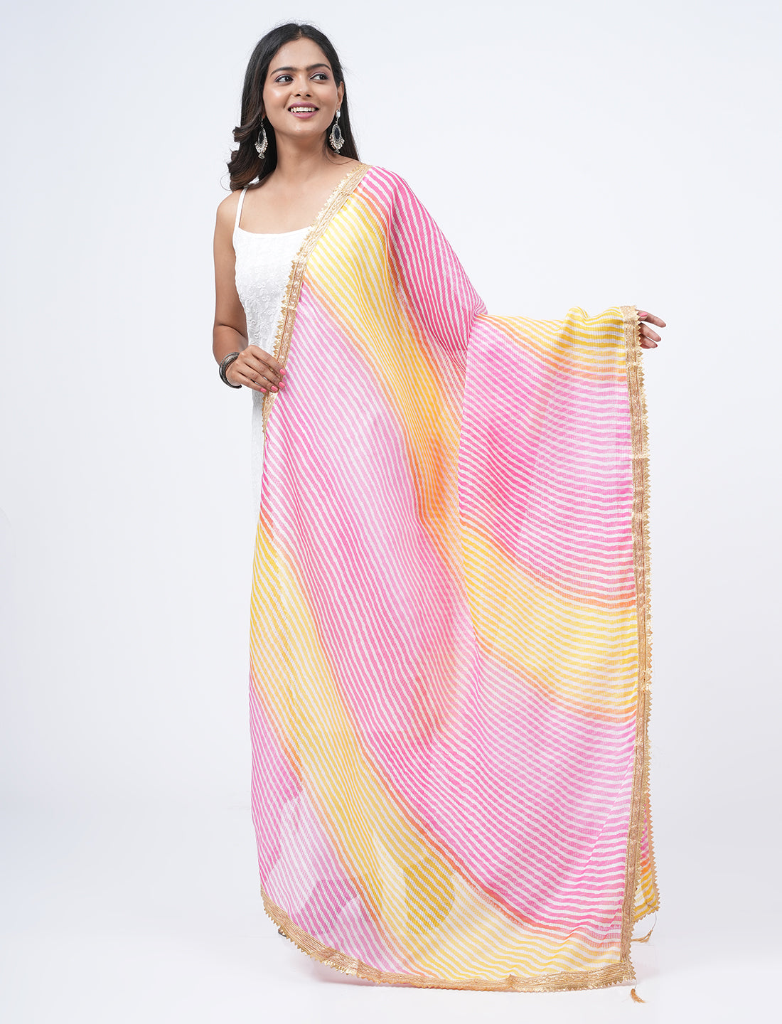 Kota Semi Cotton Colorblock Dupatta