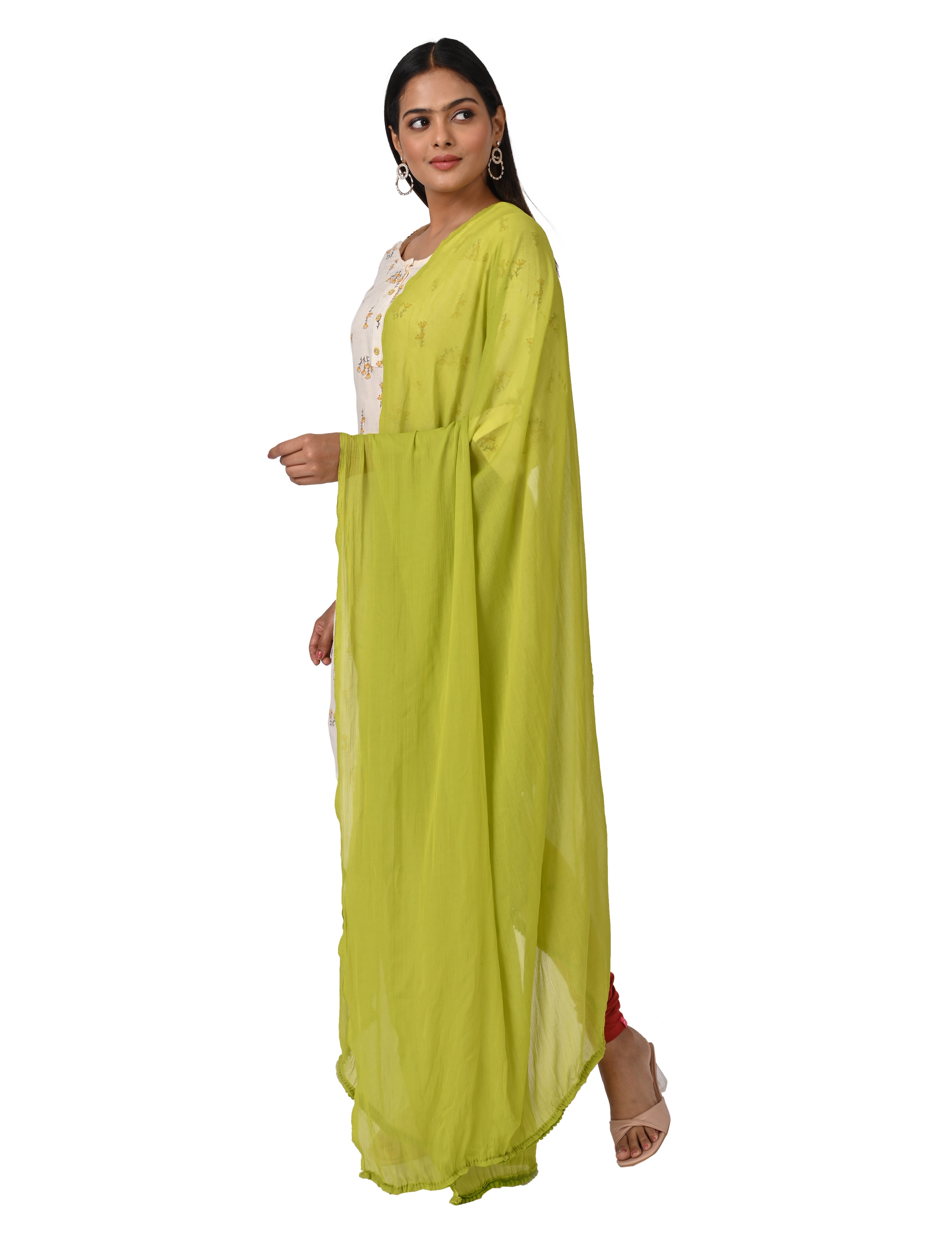 Solid Chiffon Dupatta