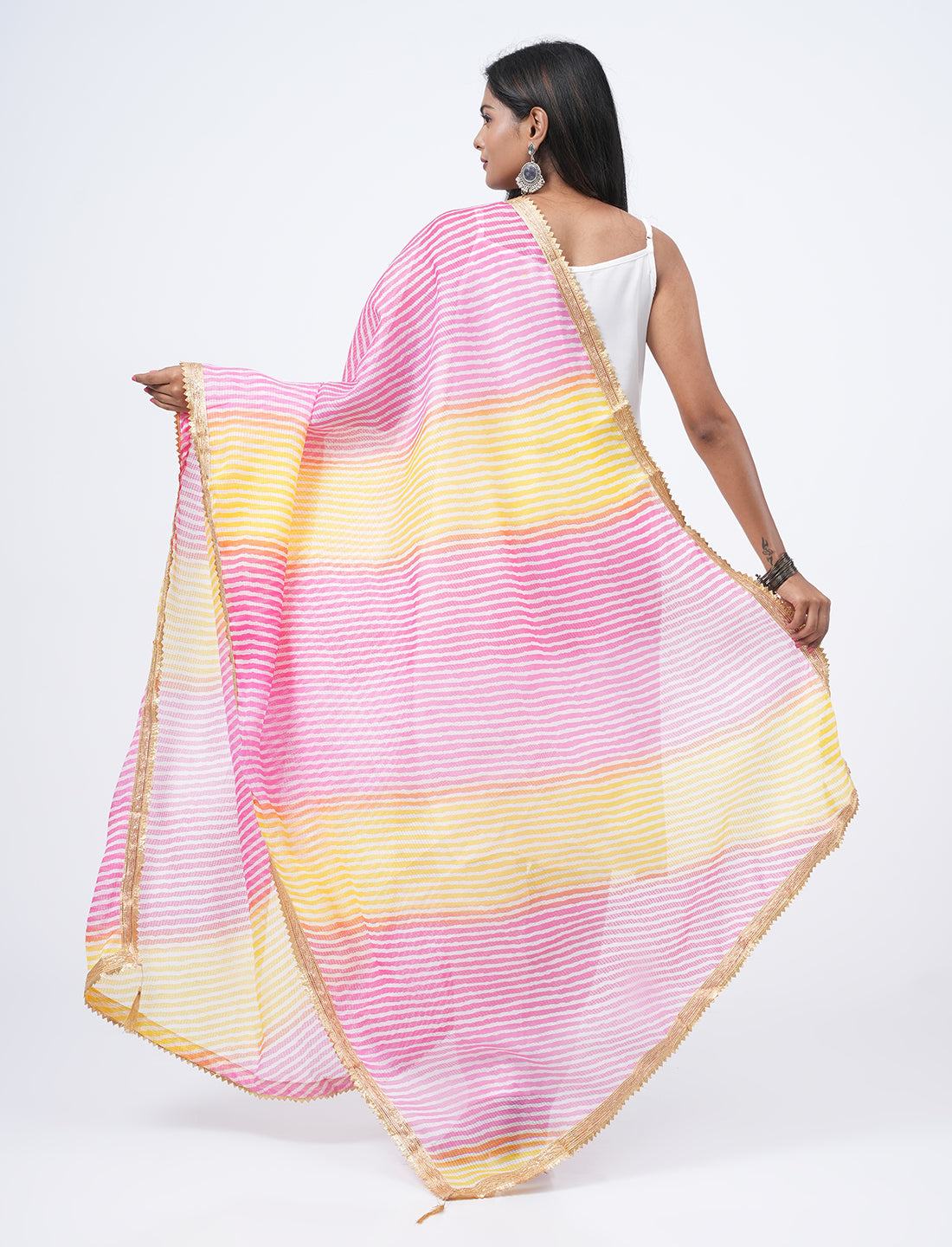Kota Semi Cotton Colorblock Dupatta