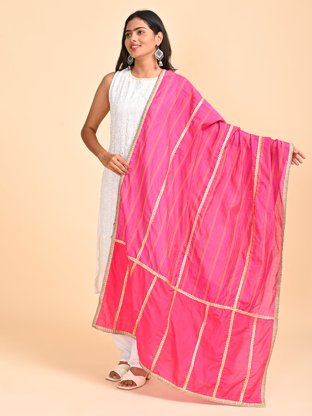 Gota Patti Art Silk Dupatta