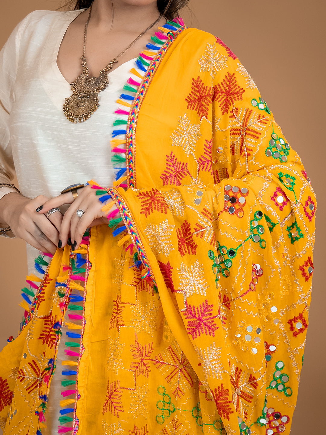 Phulkari Cotton Dupatta