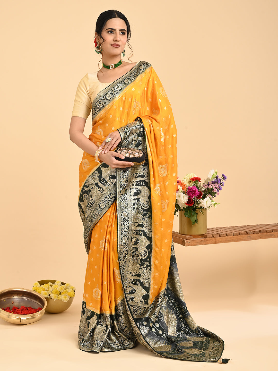 Banarasi Viscose Silk Saree