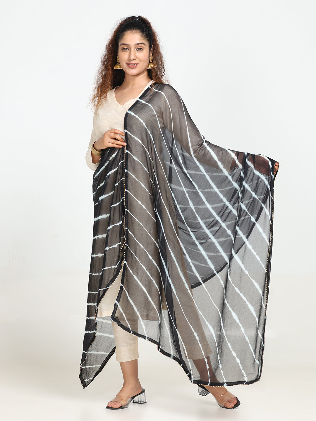 Chiffon Stripe Dupatta