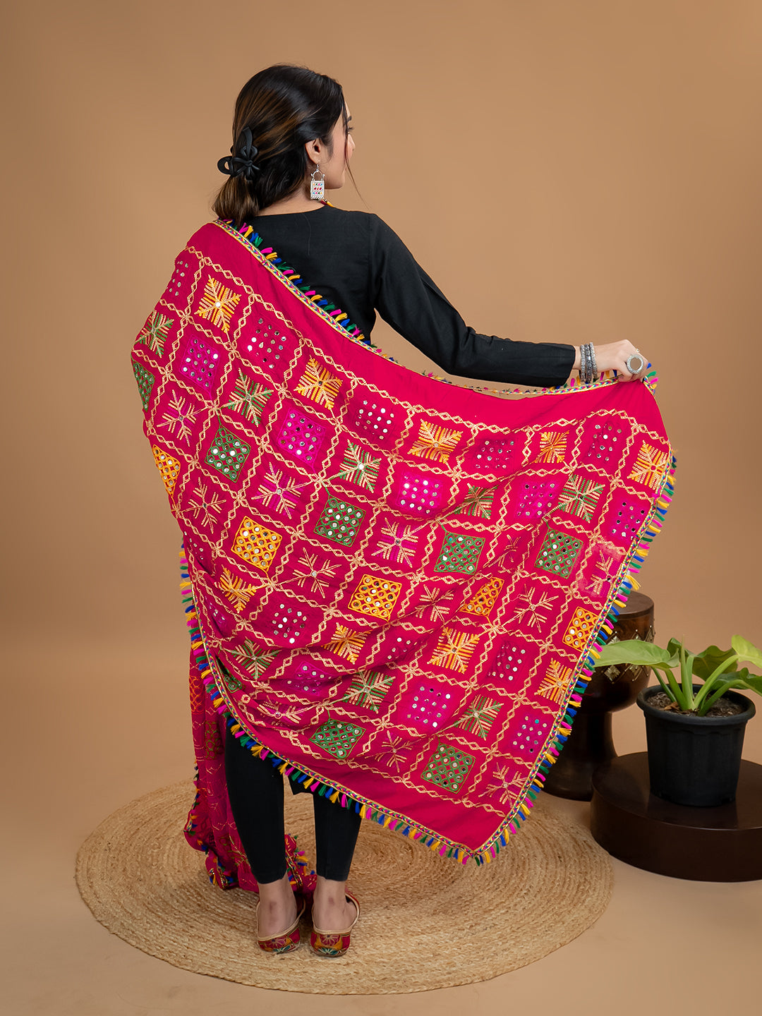 Phulkari Cotton Dupatta