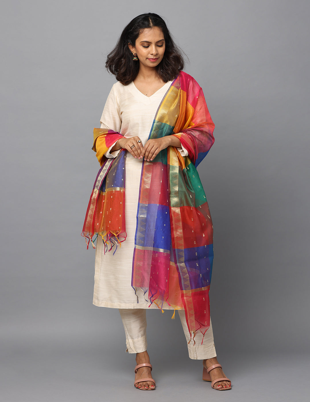 Chanderi Gota Patti Dupatta