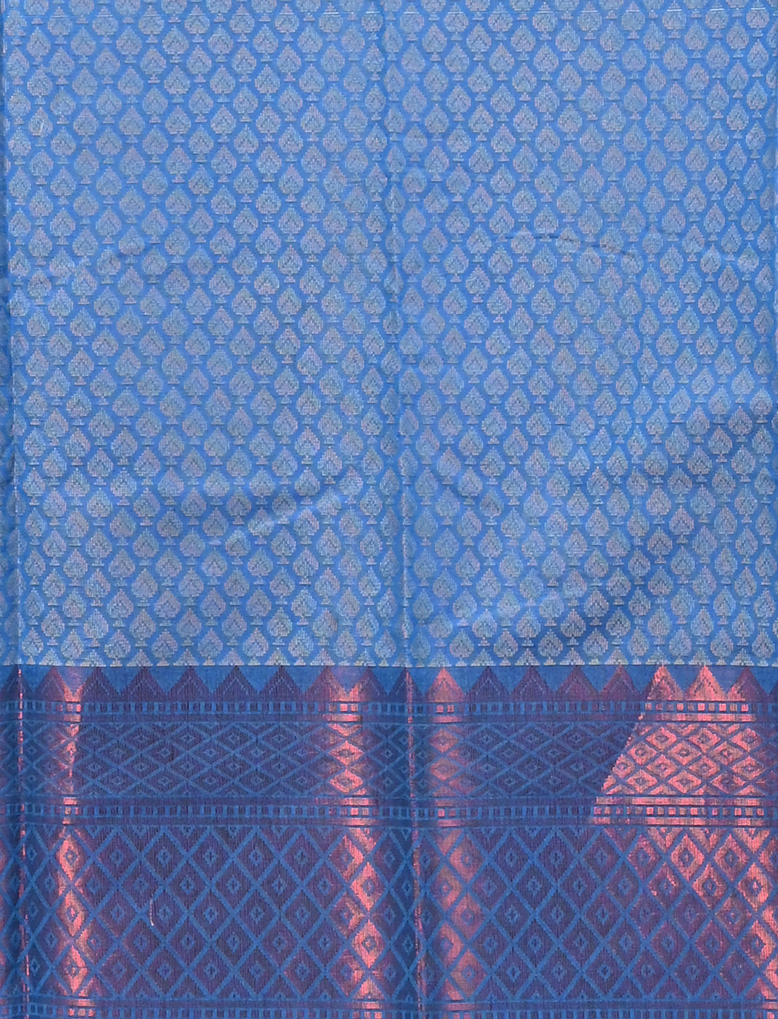 Kota Semi Cotton Geometric Saree