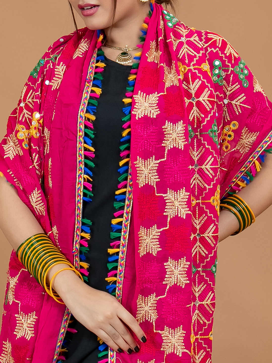 Phulkari Cotton Dupatta