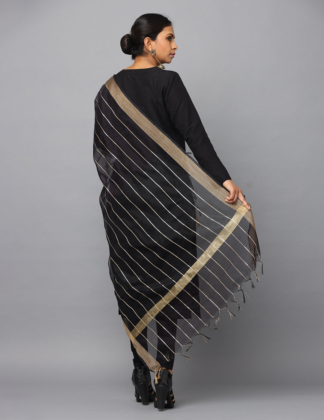 Chanderi Zari weave Dupatta