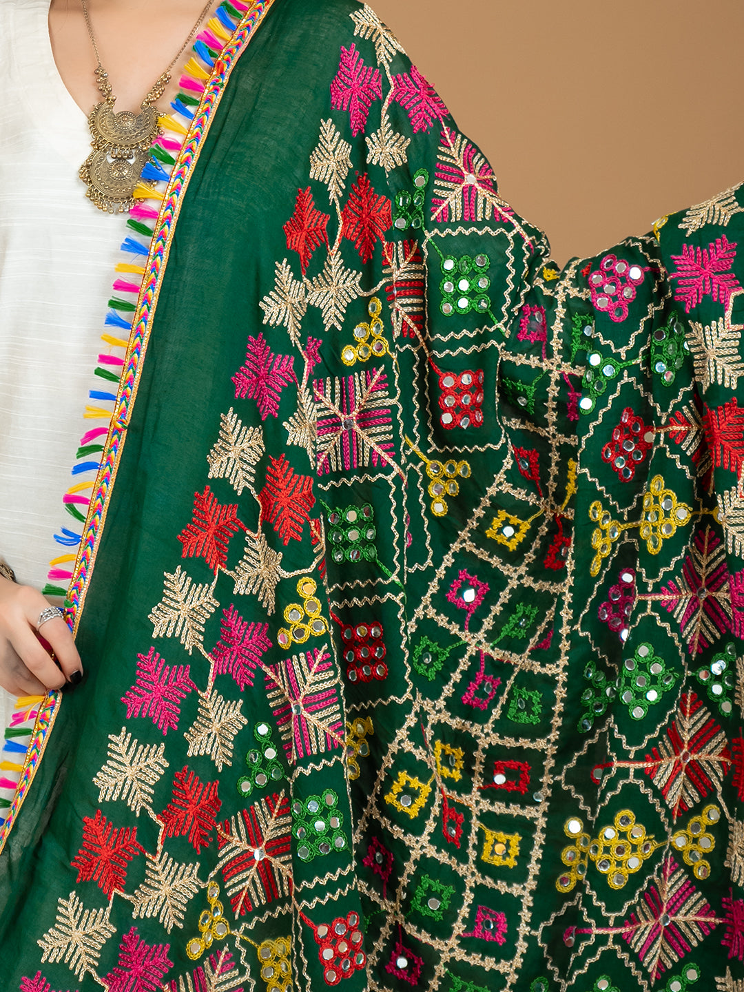 Phulkari Cotton Dupatta