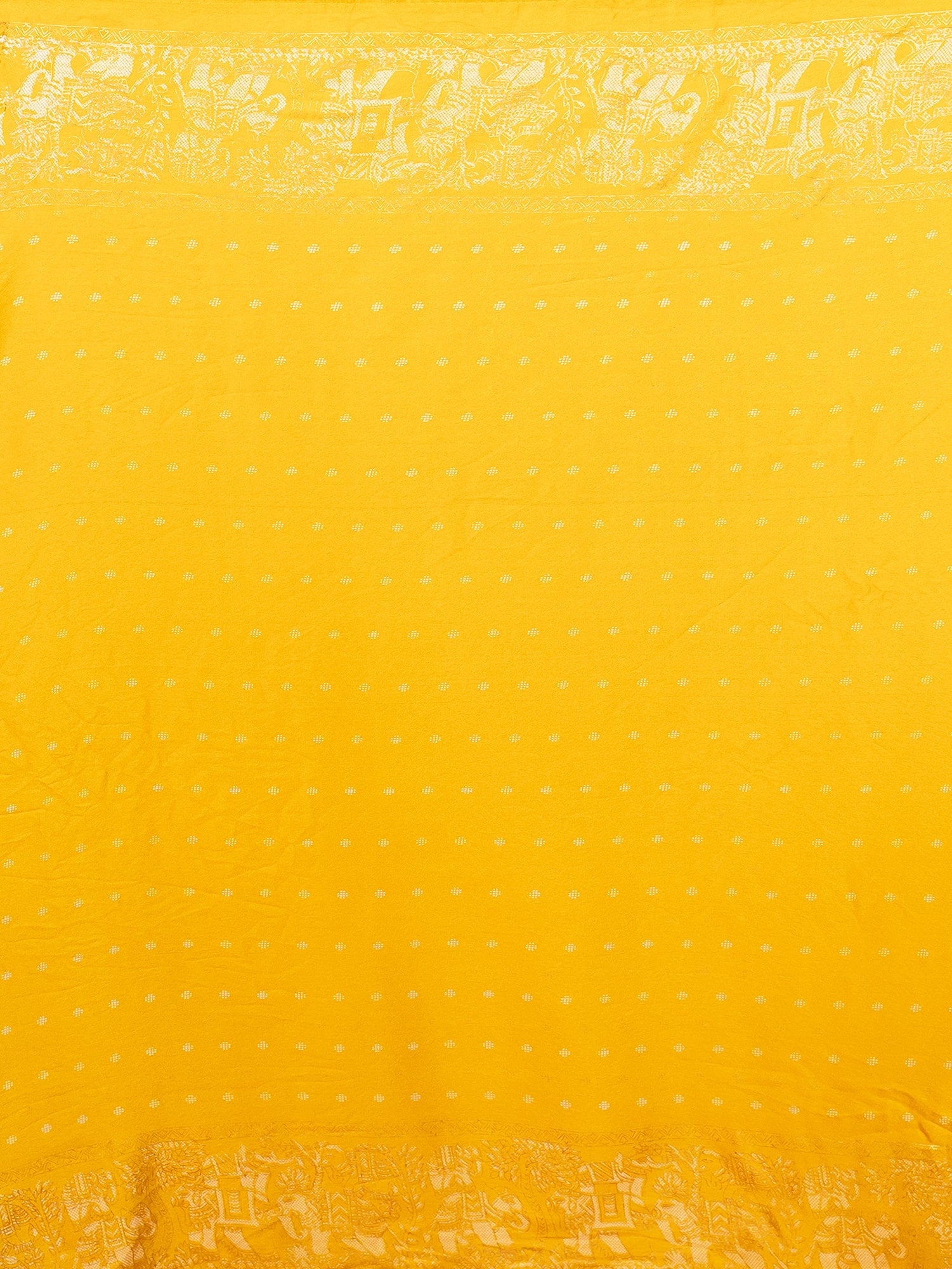 Kutch Print Crepe Saree