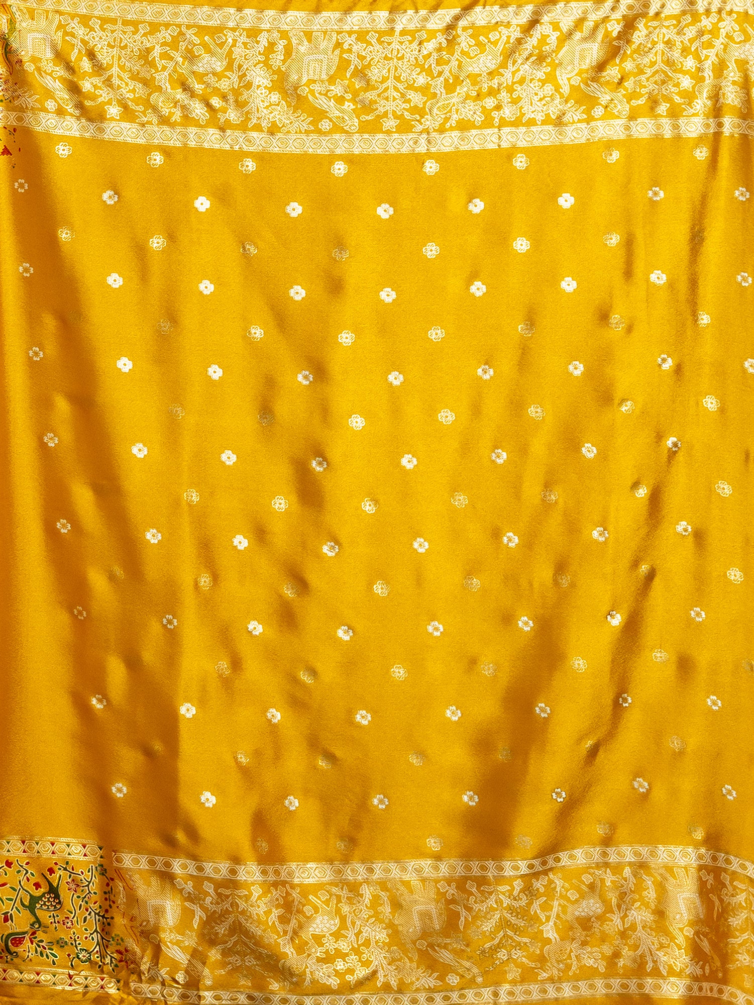 Kutch Print Crepe Saree
